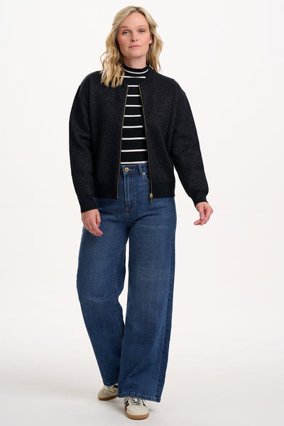 Solana knitted bomber jacket