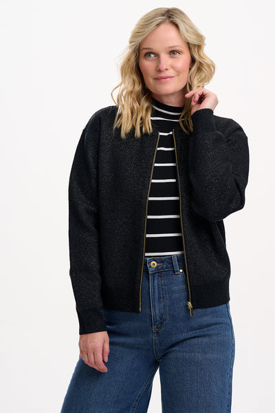 Solana knitted bomber jacket