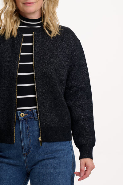 Solana knitted bomber jacket