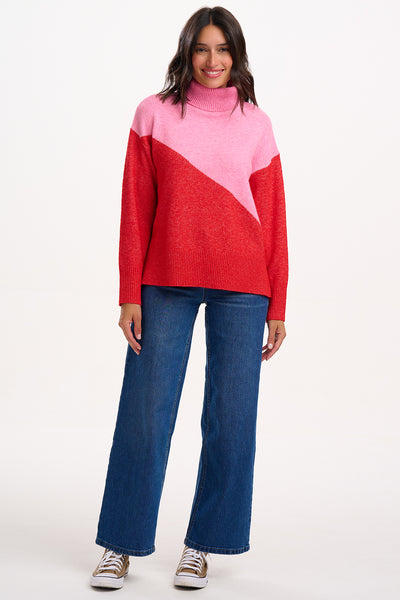 Winona roll neck jumper
