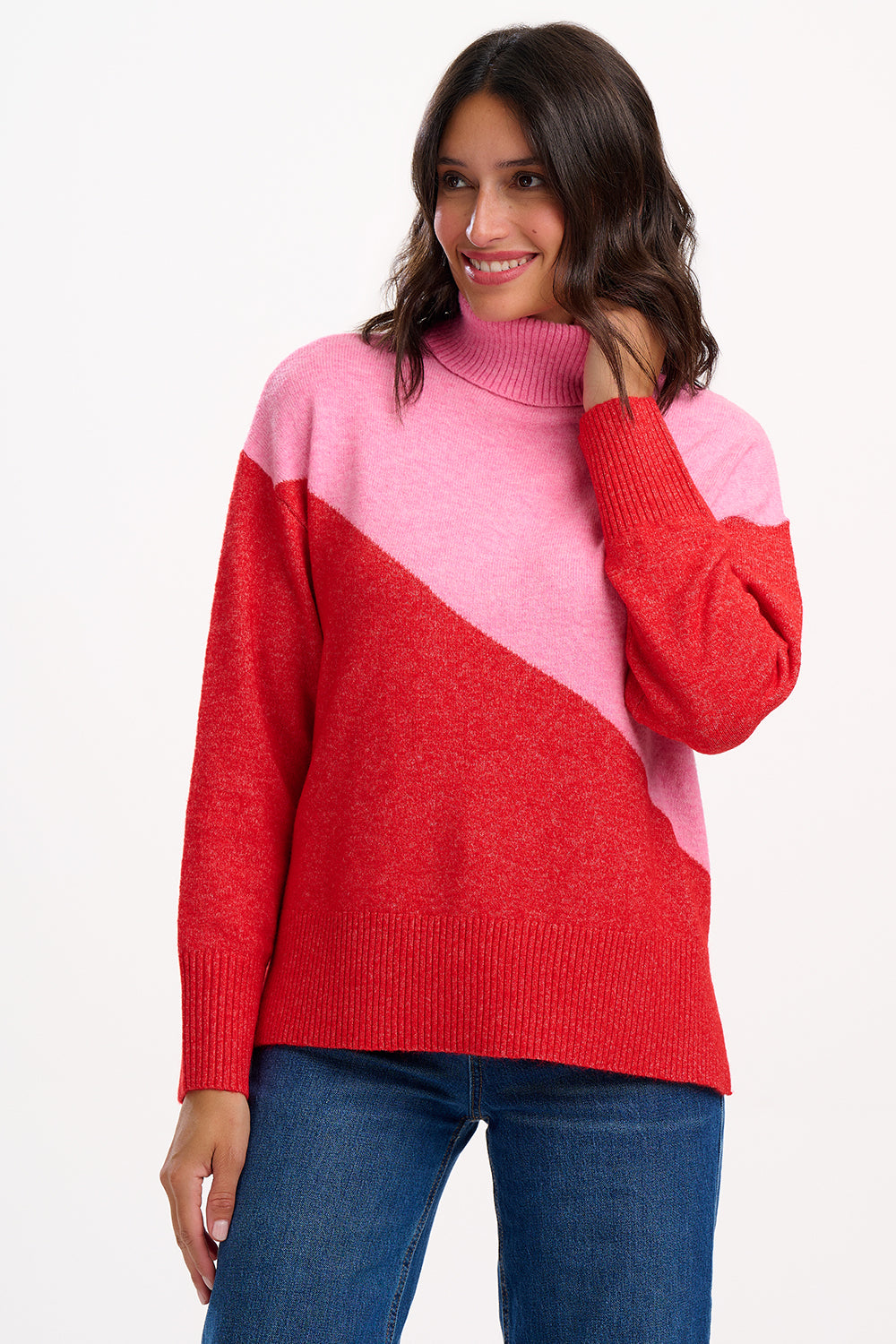 Winona roll neck jumper