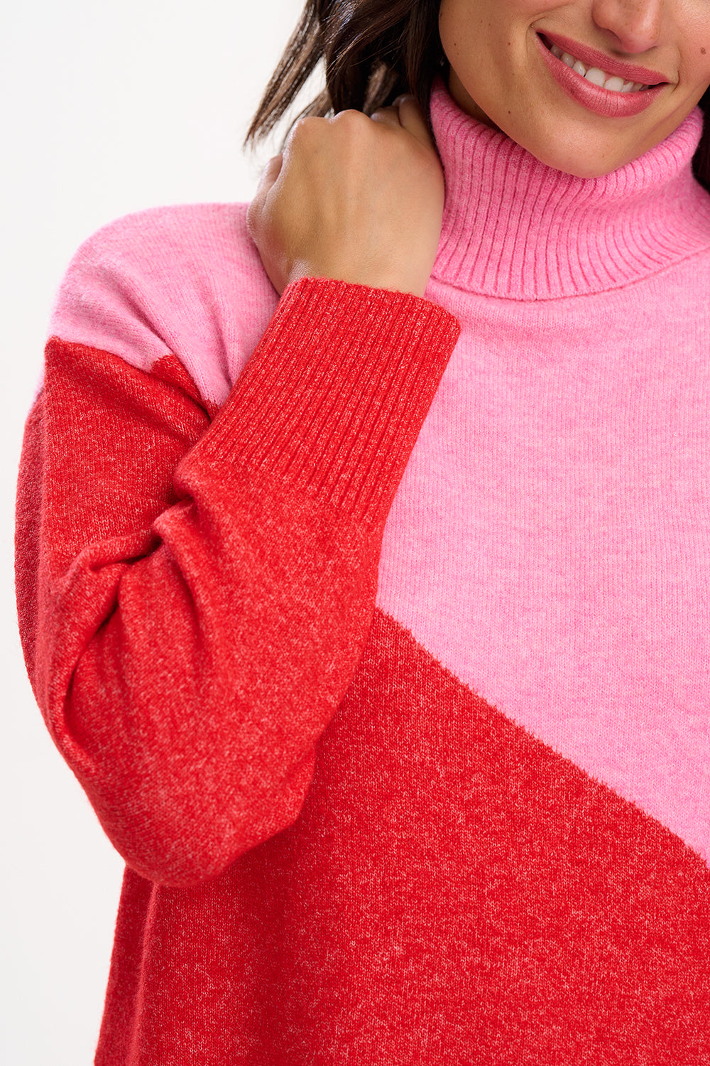 Winona roll neck jumper