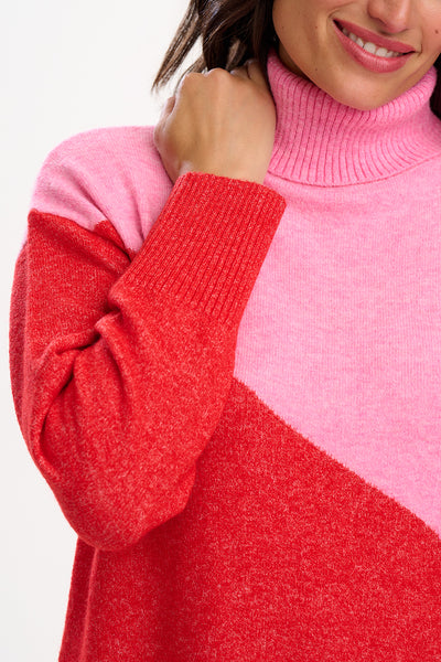 Winona roll neck jumper