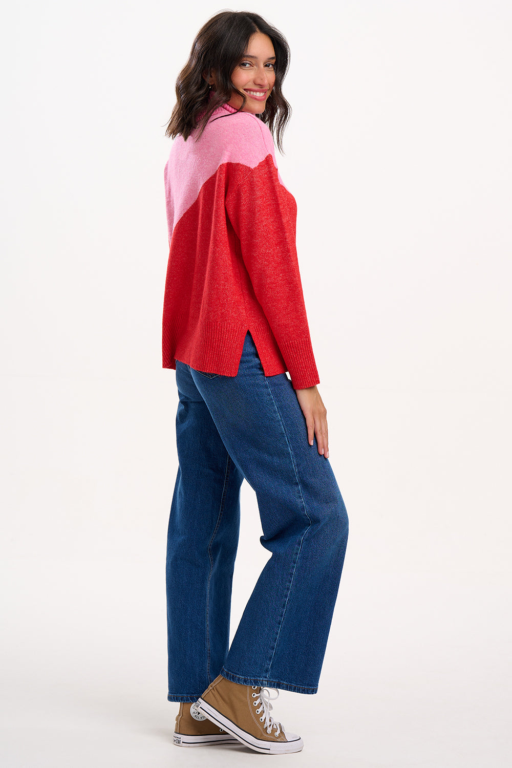 Winona roll neck jumper