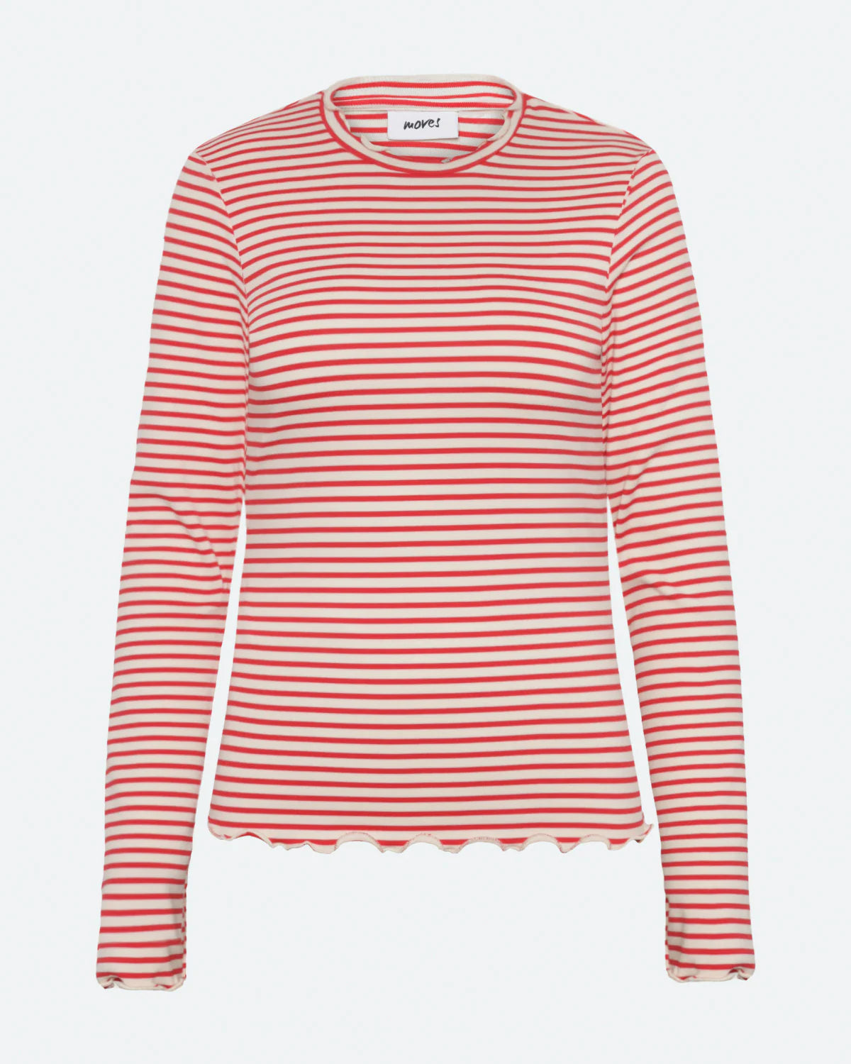 Markhild tee in red and white stripe