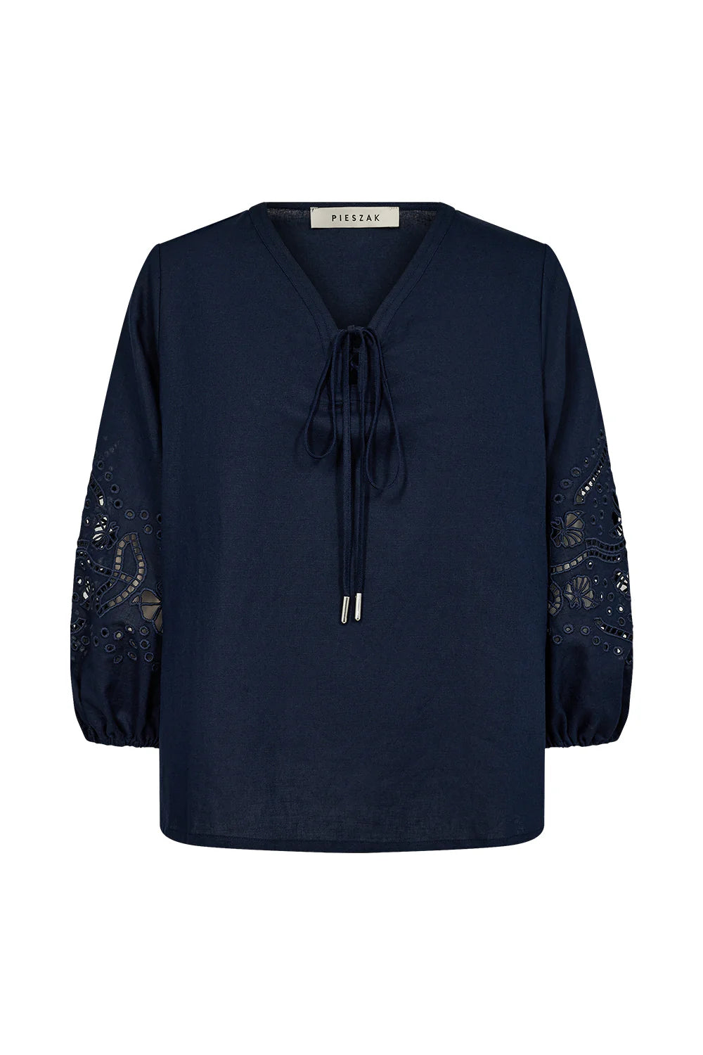 Pina blouse in midnight navy