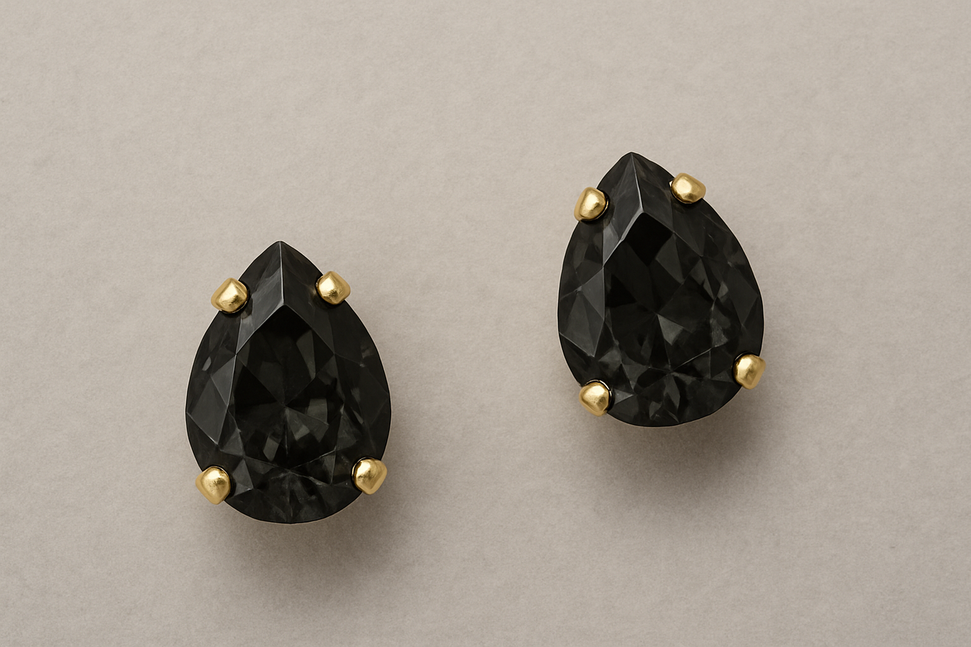 Petite Drop Earrings in Greige