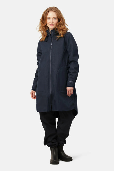 Soft shell raincoat A line