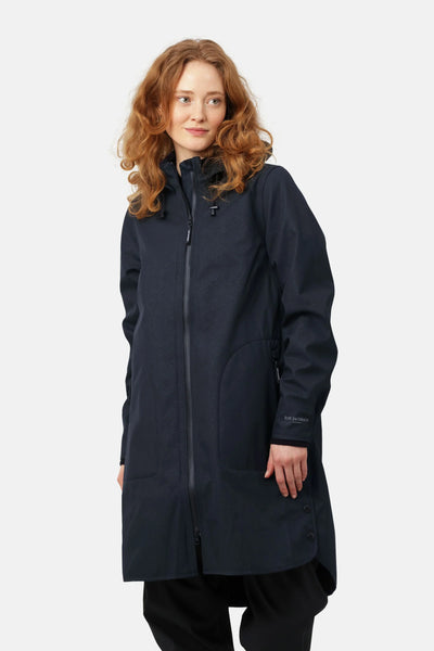 Soft shell raincoat A line