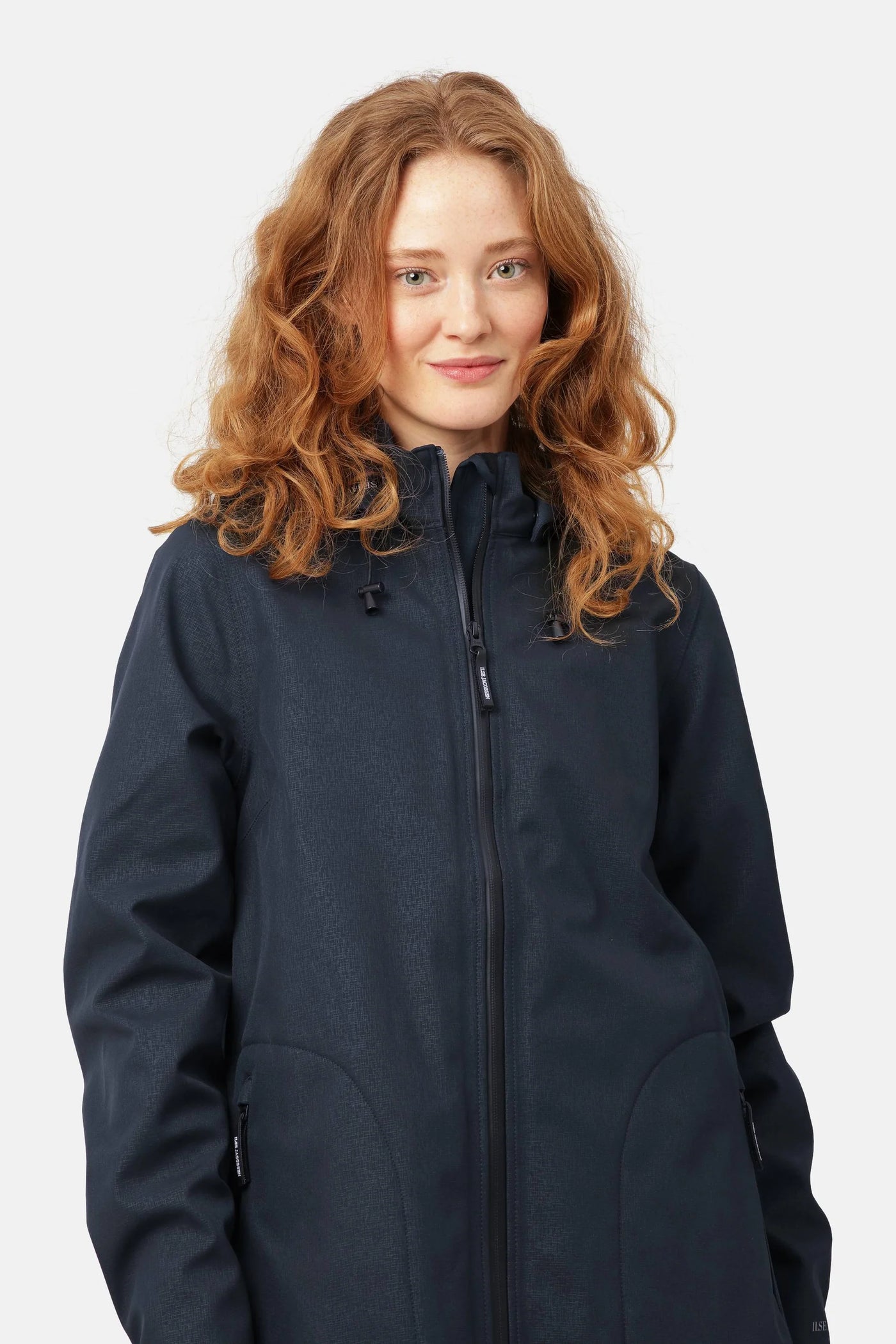 Soft shell raincoat A line