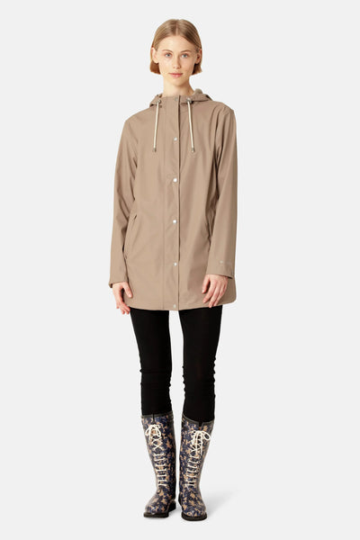 Light raincoat in atmosphere