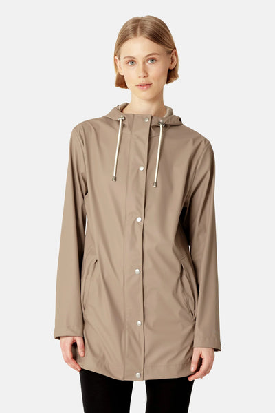 Light raincoat in atmosphere
