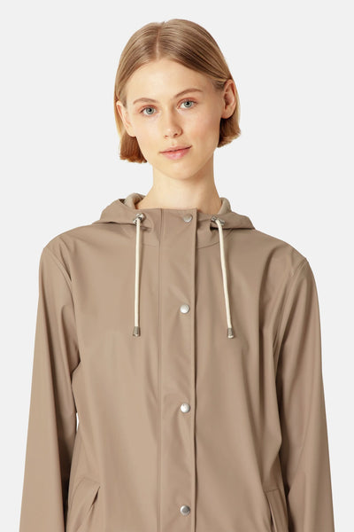 Light raincoat in atmosphere