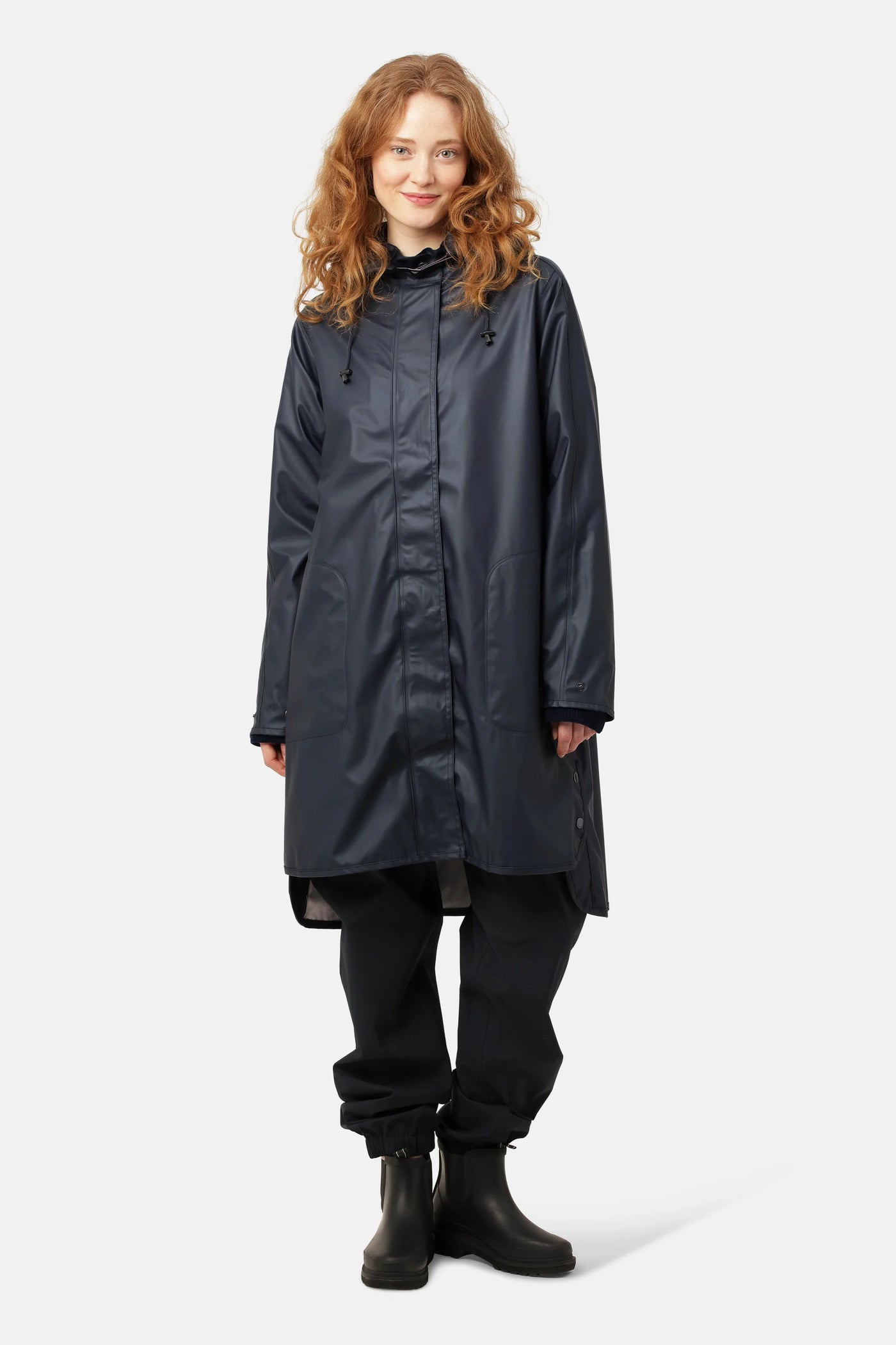 Ilse Jacobsen rain mac in classic black