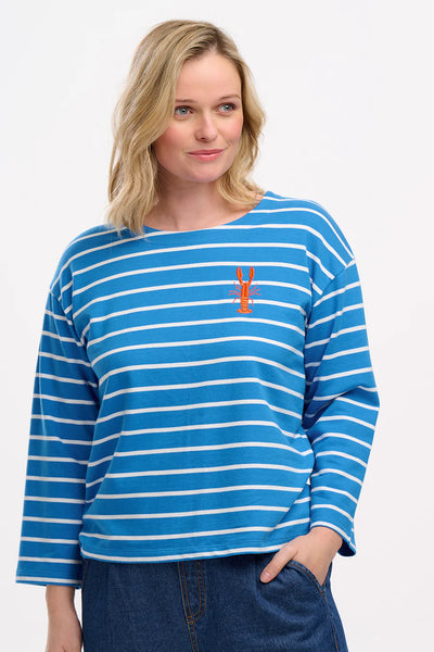 Billie breton top  in french blue