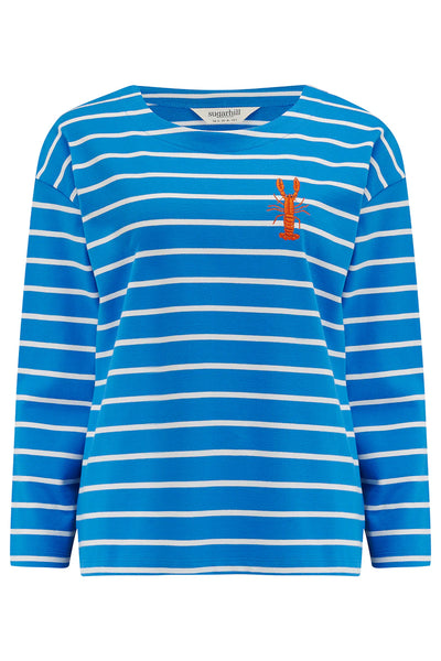 Billie breton top  in french blue