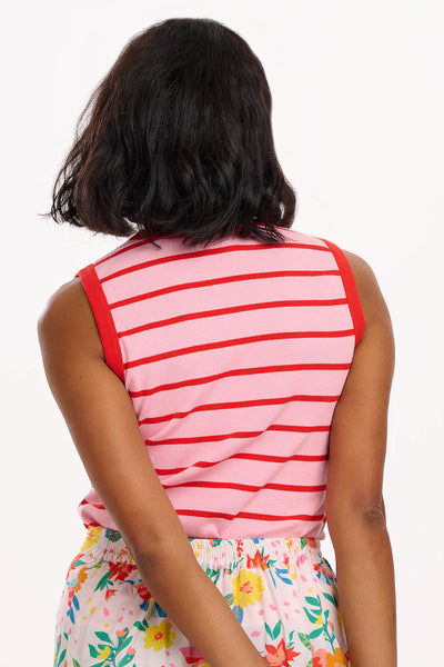 Ruth fitted vest top