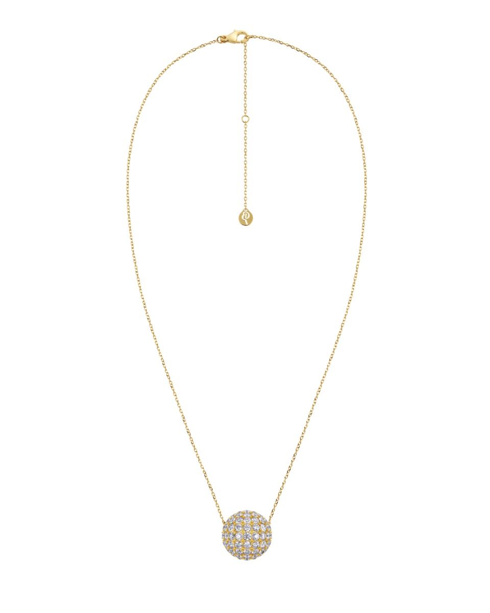 Bead sparkle necklace gold