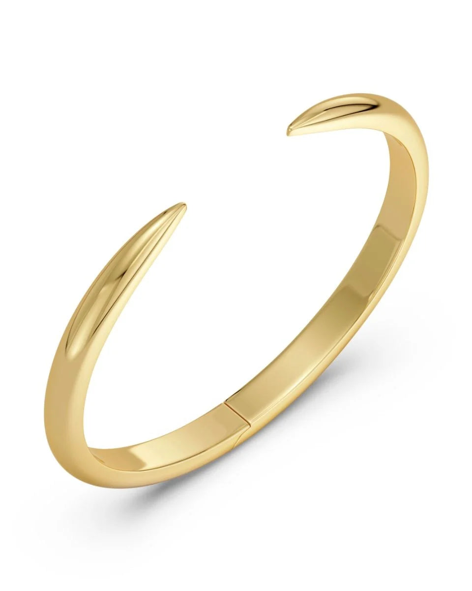 Crest bangle gold