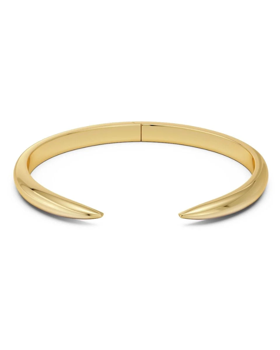 Crest bangle gold