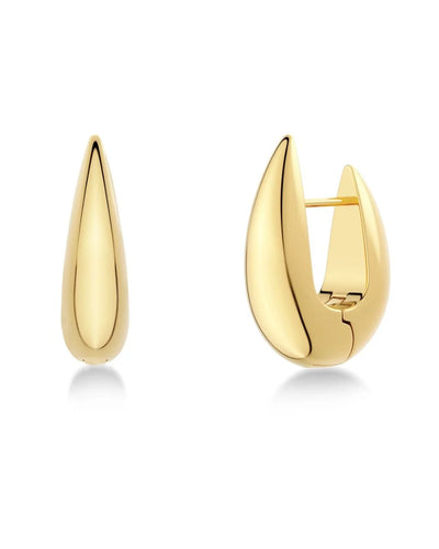 Crest hoops gold