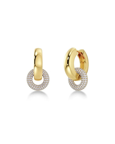 Eternal pave earrings