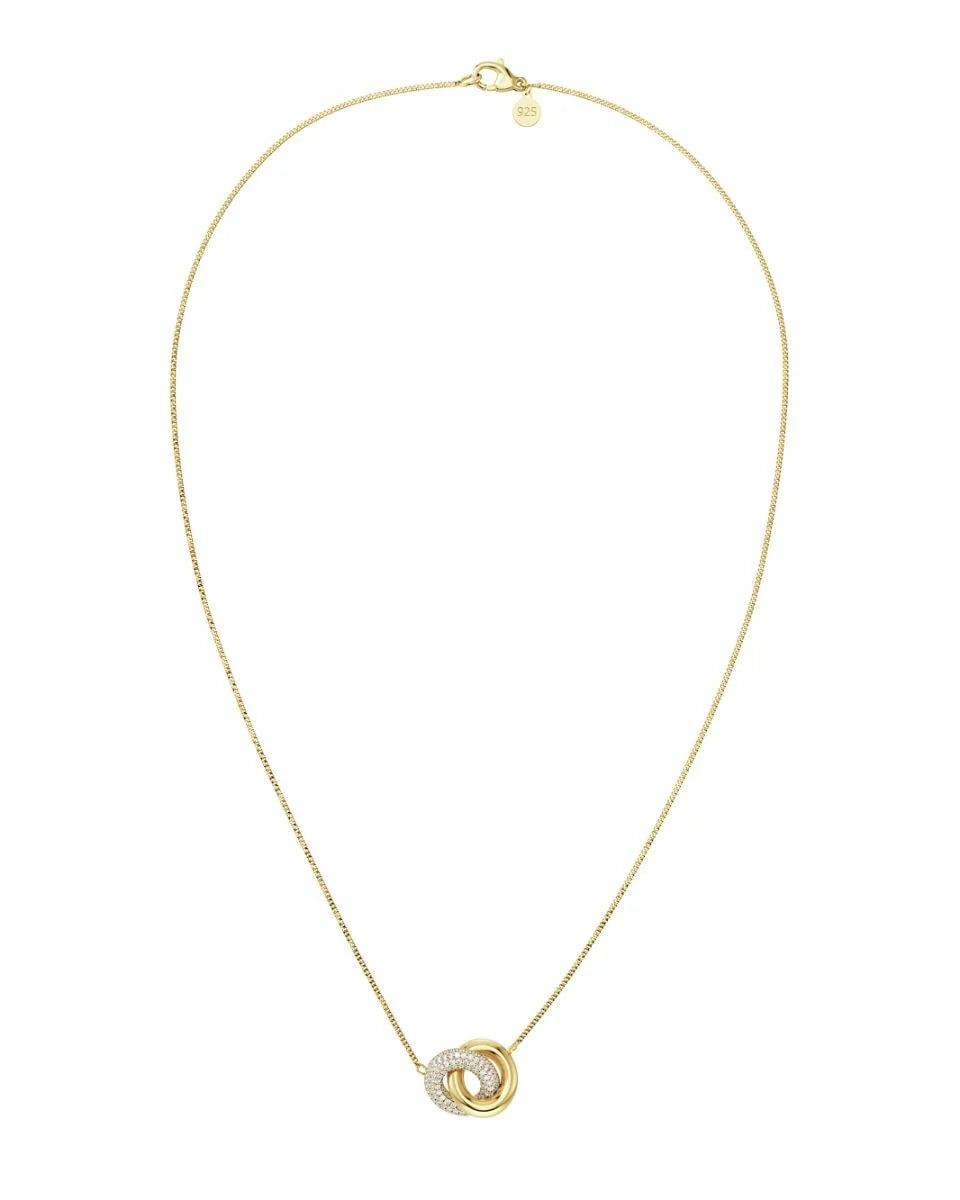 Eternal pave necklace
