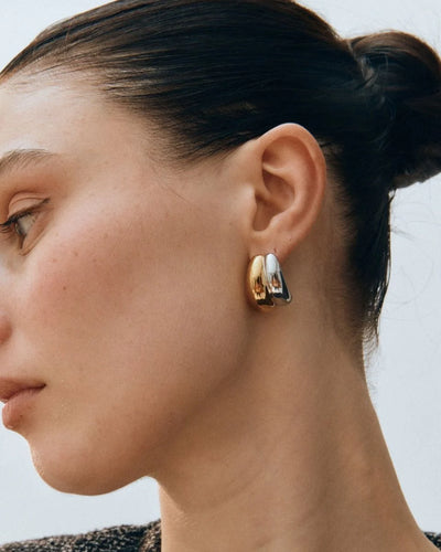Furo duo creole mixed earring