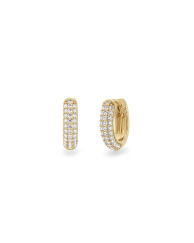 Luxe mini hoops gold