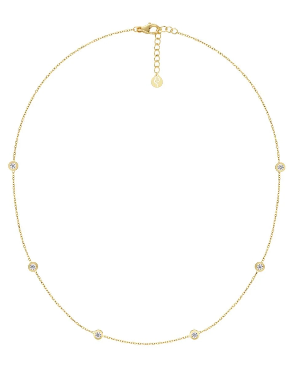 Stella mini necklace gold