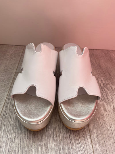 White cut out wedges