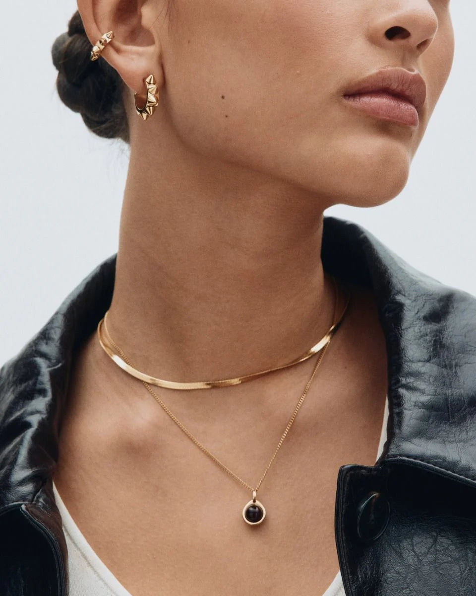 Peak ear cuff gold