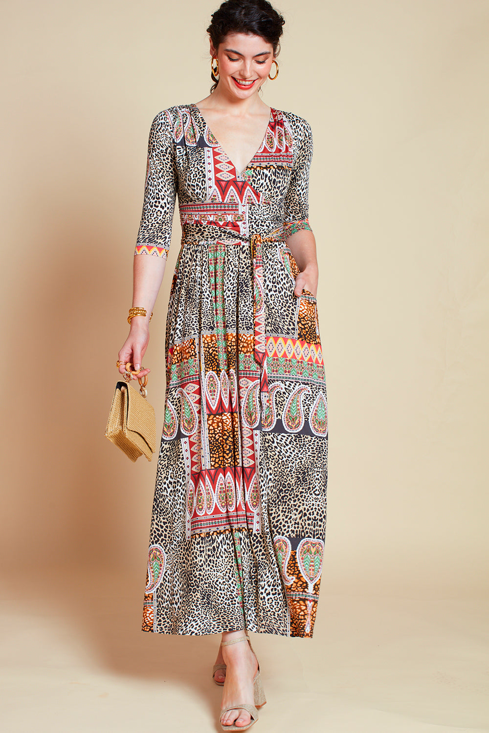 Crawford midi dress