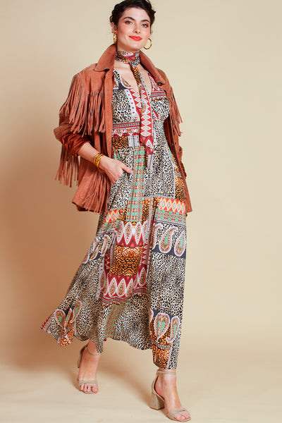 Crawford midi dress